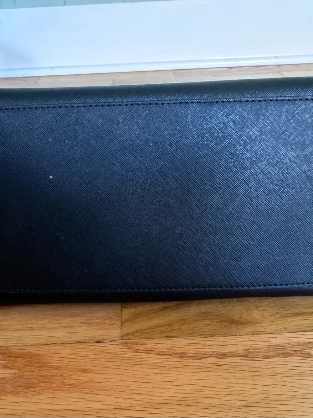 kate spade Black Saffiano Leather Satchel with Crossbody Strap